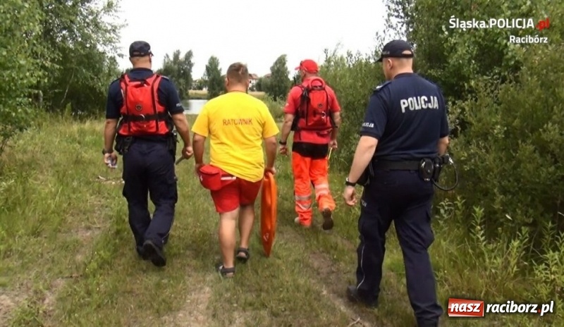 Zdjęcie w galerii na portalu naszraciborz.pl: Kuźniańscy policjanci i WOPR dbają o bezpieczeństwo nad wodą wiadomości z regionu