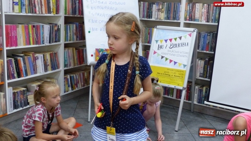 Zdjęcie w galerii na portalu naszraciborz.pl: Uczestnicy Lata z biblioteką nie mogą narzekać na nudę wiadomości z regionu
