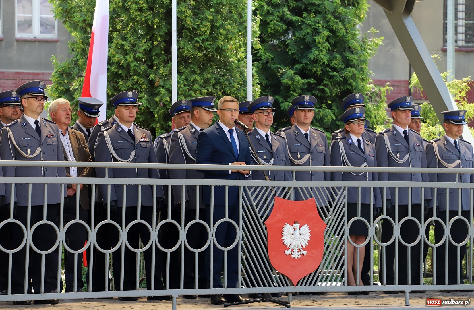 Zdjęcie w galerii na portalu naszraciborz.pl: Nowo przyjęci policjanci złożyli ślubowanie wiadomości z regionu