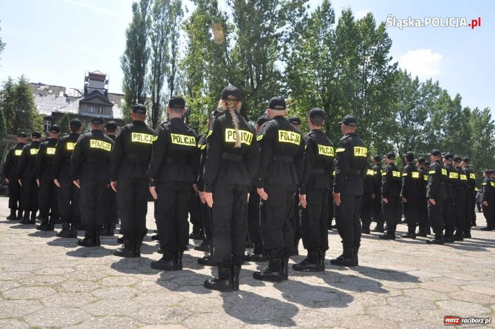 Zdjęcie w galerii na portalu naszraciborz.pl: Nowo przyjęci policjanci złożyli ślubowanie wiadomości z regionu
