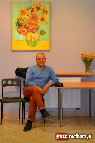 Zdjęcie w galerii na portalu naszraciborz.pl: Z malarstwem na TY Jana Twardowskiego  wiadomości z regionu