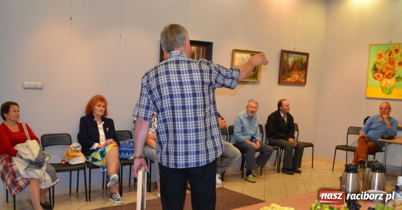 Zdjęcie w galerii na portalu naszraciborz.pl: Z malarstwem na TY Jana Twardowskiego  wiadomości z regionu