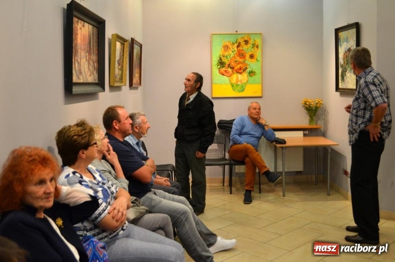 Zdjęcie w galerii na portalu naszraciborz.pl: Z malarstwem na TY Jana Twardowskiego  wiadomości z regionu