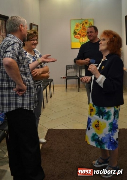 Zdjęcie w galerii na portalu naszraciborz.pl: Z malarstwem na TY Jana Twardowskiego  wiadomości z regionu