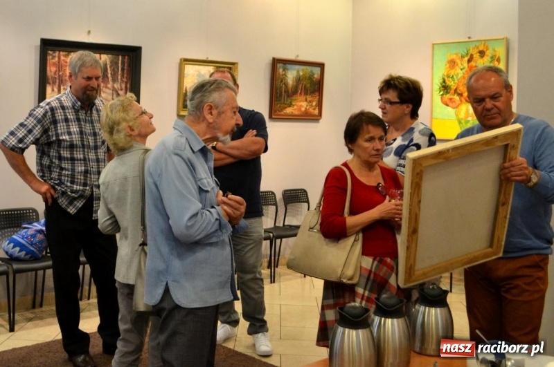 Zdjęcie w galerii na portalu naszraciborz.pl: Z malarstwem na TY Jana Twardowskiego  wiadomości z regionu