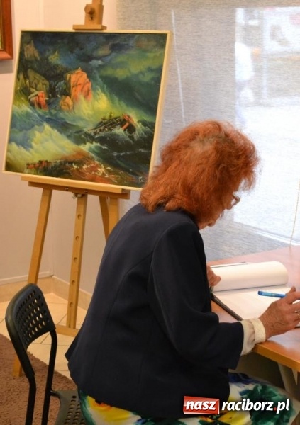 Zdjęcie w galerii na portalu naszraciborz.pl: Z malarstwem na TY Jana Twardowskiego  wiadomości z regionu