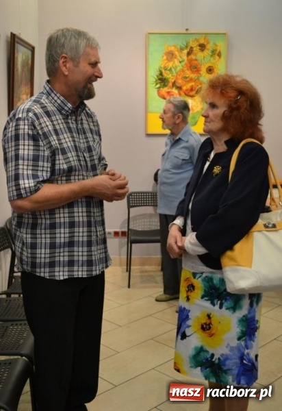 Zdjęcie w galerii na portalu naszraciborz.pl: Z malarstwem na TY Jana Twardowskiego  wiadomości z regionu
