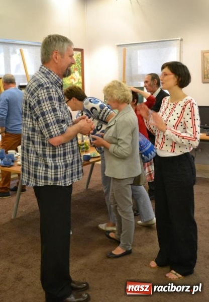 Zdjęcie w galerii na portalu naszraciborz.pl: Z malarstwem na TY Jana Twardowskiego  wiadomości z regionu