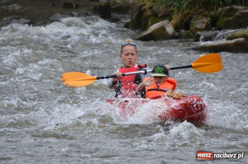 Zdjęcie w galerii na portalu naszraciborz.pl: Wakacyjne spływy z OSiR-em. Takie emocje na odcinku pod mostem kolejowym  wiadomości z regionu