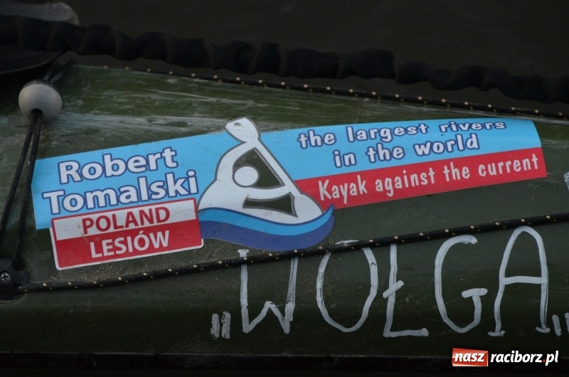 Zdjęcie w galerii na portalu naszraciborz.pl: Pokonał Wołgę, teraz zmaga się z Odrą  wiadomości z regionu