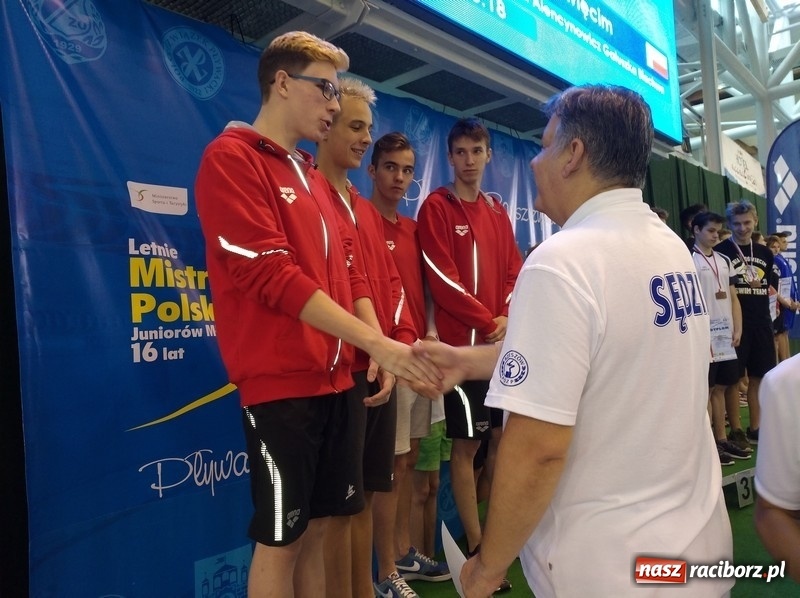 Zdjęcie w galerii na portalu naszraciborz.pl: Pływanie. Medale pływaków SMS-u na Mistrzostwach Polski  wiadomości z regionu