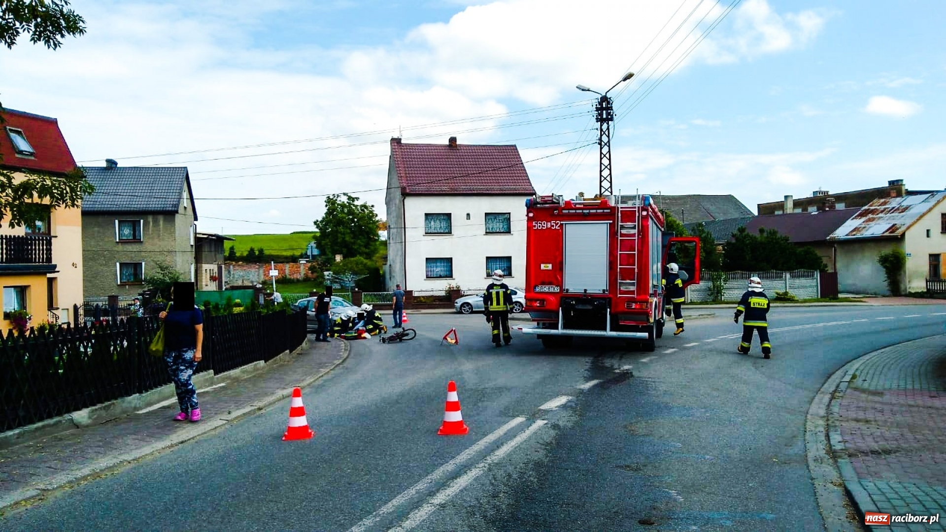 Zdjęcie w galerii na portalu naszraciborz.pl: Pijany 74-letni rowerzysta czołowo zderzył się z peugeotem  wiadomości z regionu