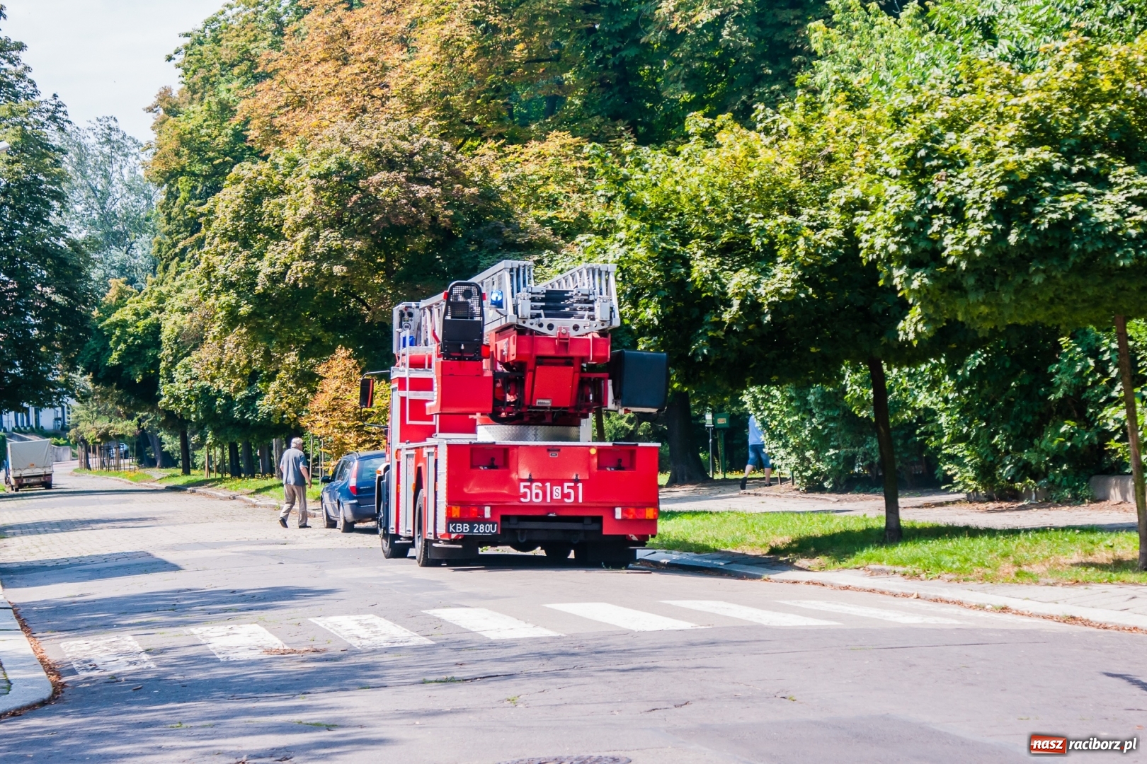 Zdjęcie w galerii na portalu naszraciborz.pl: Kolejny pożar w starym szpitalu przy Bema  wiadomości z regionu