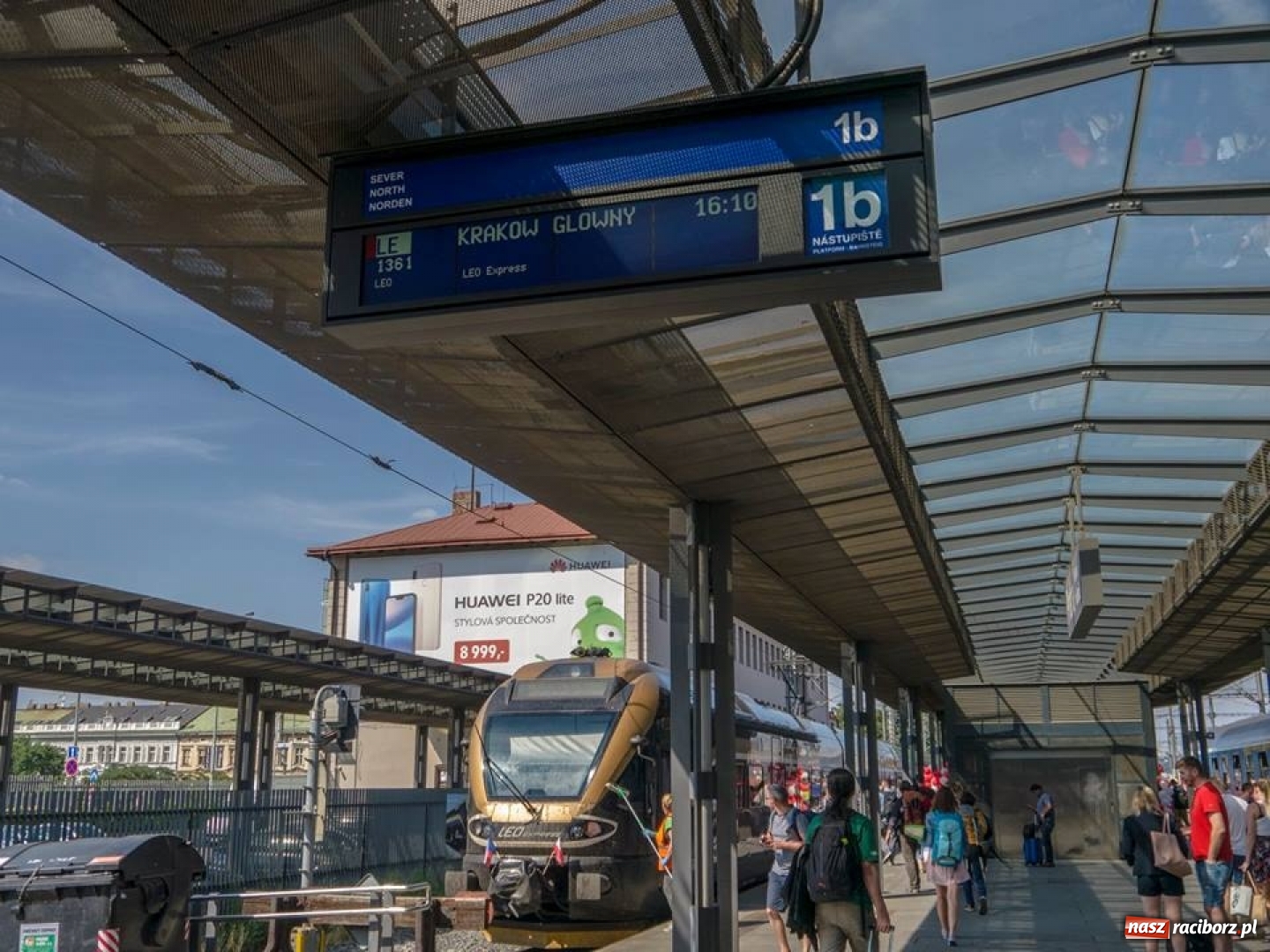 Zdjęcie w galerii na portalu naszraciborz.pl: Czeski prywatny przewoźnik wjechał na polskie tory. Z Raciborza na wyciągnięcie ręki  wiadomości z regionu