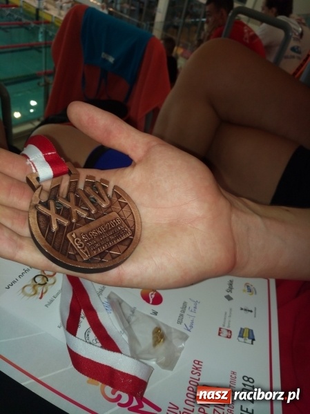 Zdjęcie w galerii na portalu naszraciborz.pl: Pływanie. Brąz Pawła Smolińskiego na OOM w Gliwicach wiadomości z regionu