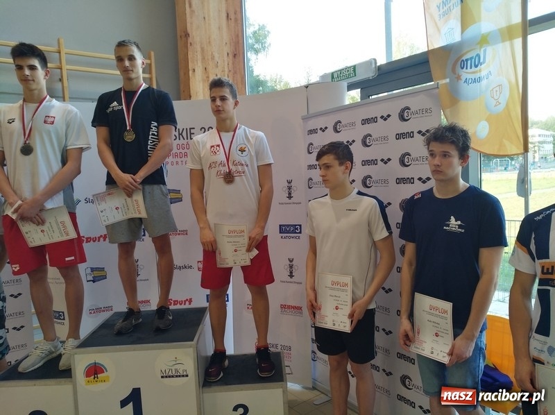 Zdjęcie w galerii na portalu naszraciborz.pl: Pływanie. Brąz Pawła Smolińskiego na OOM w Gliwicach wiadomości z regionu