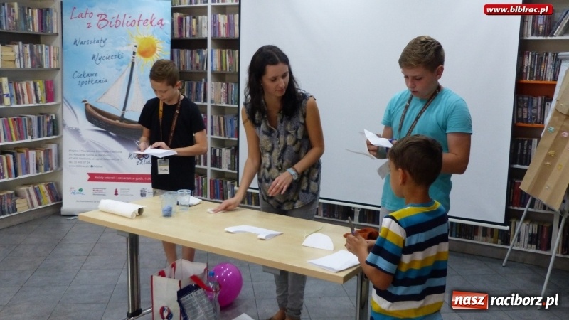 Zdjęcie w galerii na portalu naszraciborz.pl: Akademia małego czarodzieja w raciborskiej bibliotece wiadomości z regionu