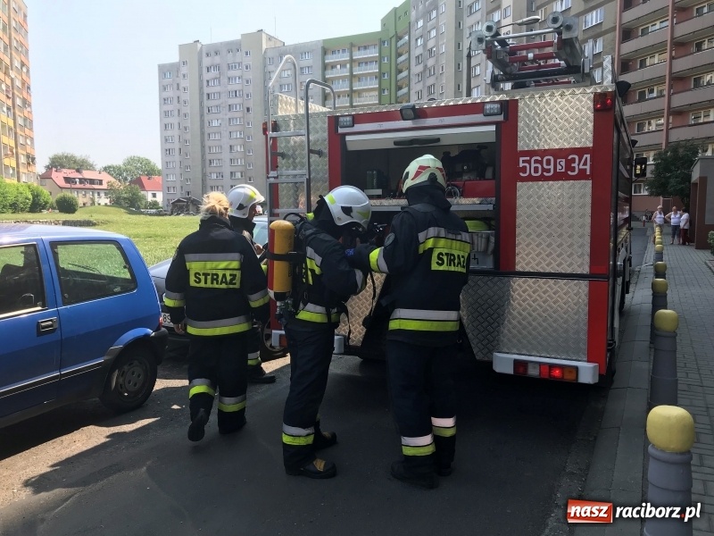 Zdjęcie w galerii na portalu naszraciborz.pl: Spalona potrawa postawiła na nogi cztery zastępy strażaków wiadomości z regionu
