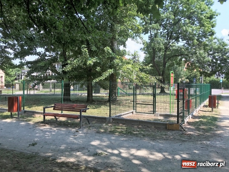 Zdjęcie w galerii na portalu naszraciborz.pl: Przy Warszawskiej powstał wybieg dla psów wiadomości z regionu