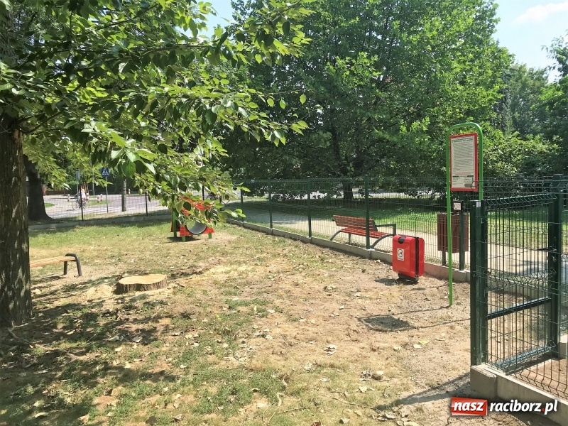 Zdjęcie w galerii na portalu naszraciborz.pl: Przy Warszawskiej powstał wybieg dla psów wiadomości z regionu