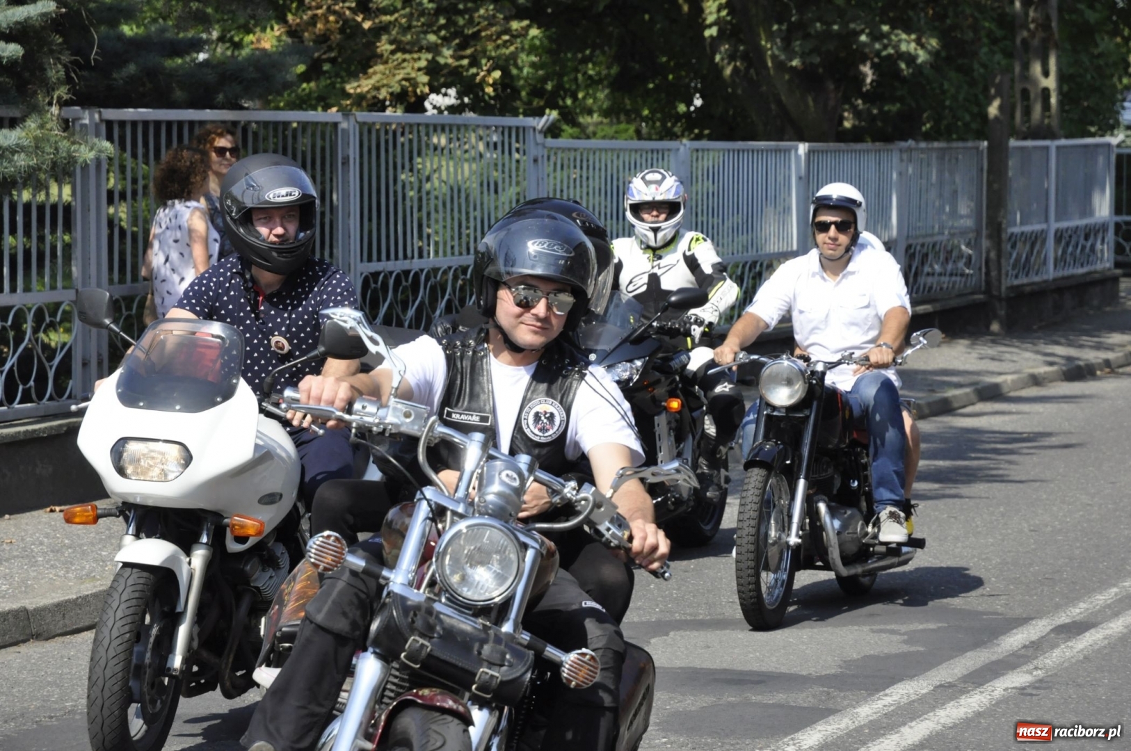 Zdjęcie w galerii na portalu naszraciborz.pl: Odpustowa parada motocyklistów w Pogrzebieniu. Najstarsza taka na Śląsku wiadomości z regionu