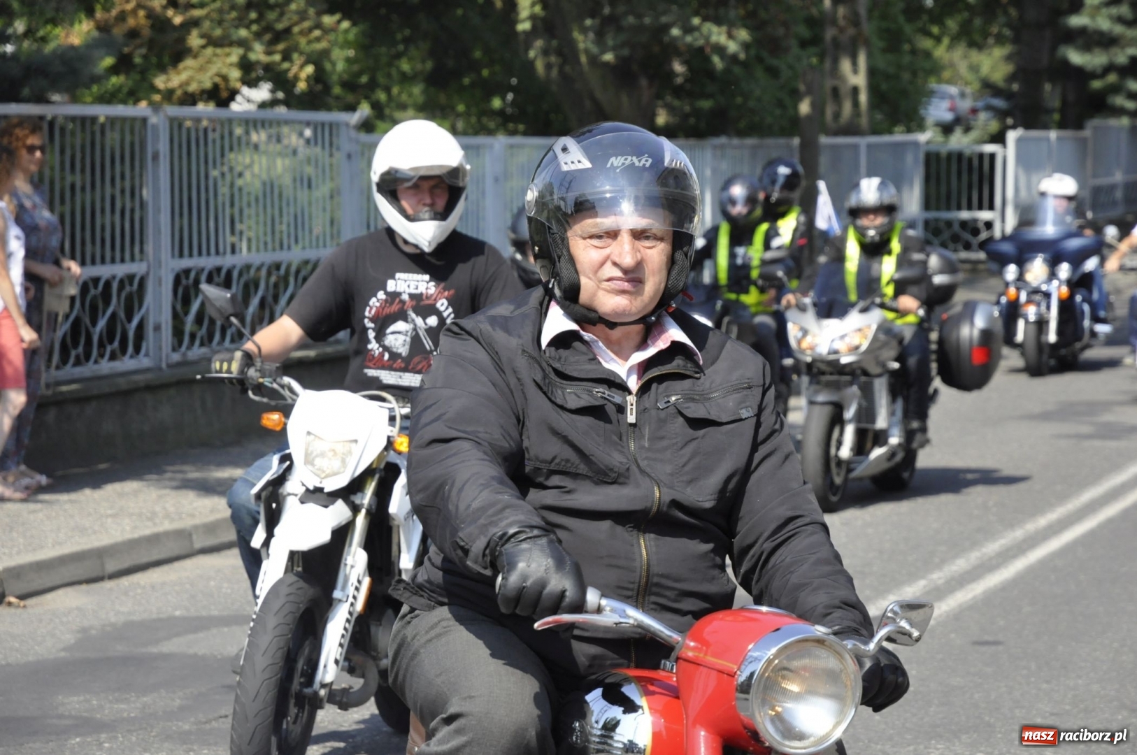 Zdjęcie w galerii na portalu naszraciborz.pl: Odpustowa parada motocyklistów w Pogrzebieniu. Najstarsza taka na Śląsku wiadomości z regionu