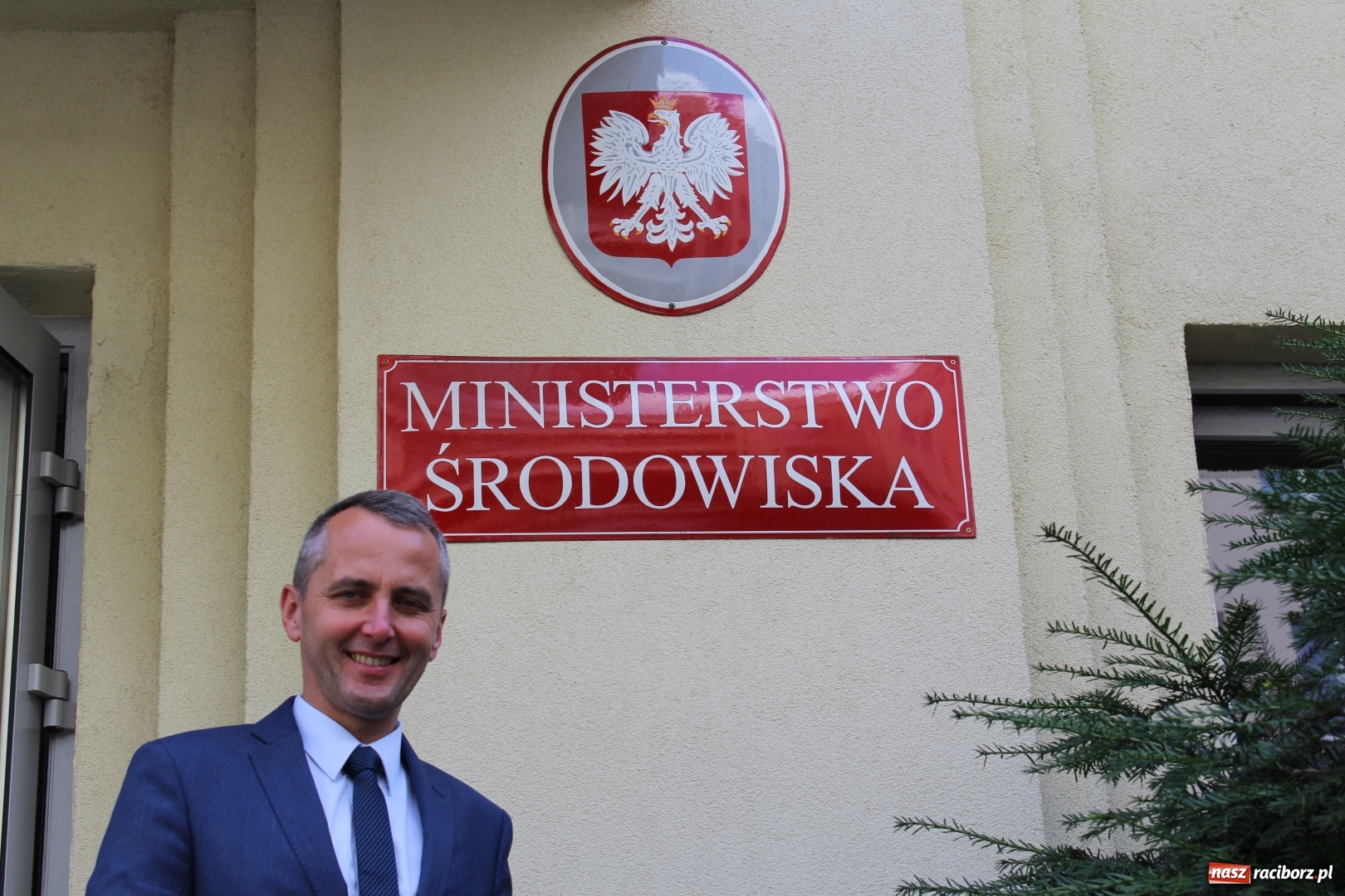 Zdjęcie w galerii na portalu naszraciborz.pl: Dariusz Polowy w ministerstwie środowiska wiadomości z regionu