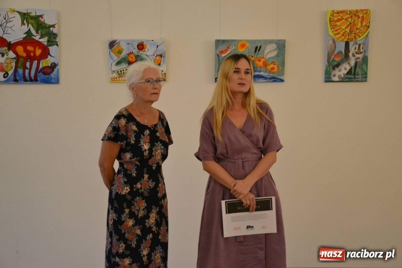 Zdjęcie w galerii na portalu naszraciborz.pl: Barwy i kształty dzieciństwa oraz Taki pejzaż – wernisaż wystawy na Zamku Piastowskim  wiadomości z regionu