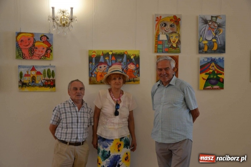 Zdjęcie w galerii na portalu naszraciborz.pl: Barwy i kształty dzieciństwa oraz Taki pejzaż – wernisaż wystawy na Zamku Piastowskim  wiadomości z regionu