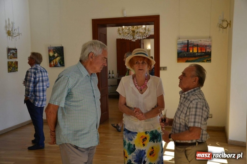 Zdjęcie w galerii na portalu naszraciborz.pl: Barwy i kształty dzieciństwa oraz Taki pejzaż – wernisaż wystawy na Zamku Piastowskim  wiadomości z regionu