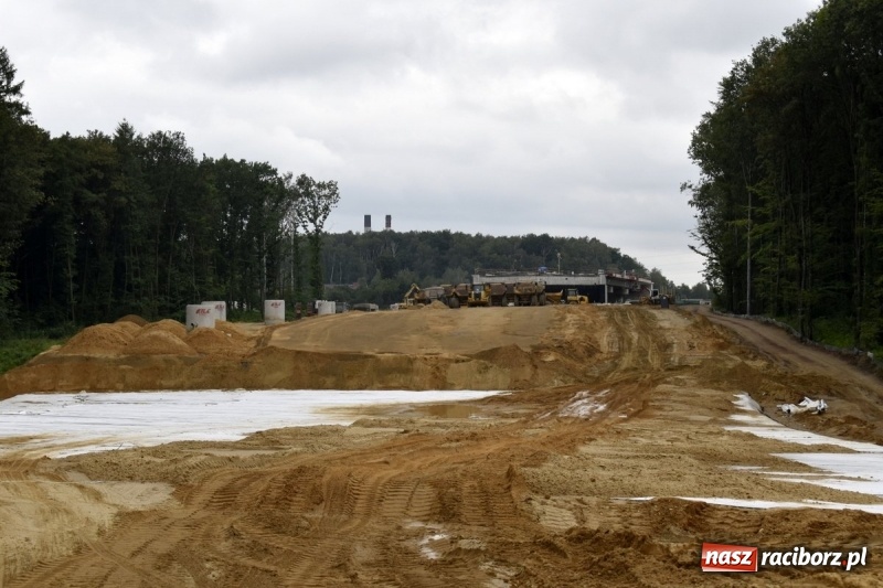 Zdjęcie w galerii na portalu naszraciborz.pl: Gotowy jest pierwszy kilometr drogi Racibórz-Pszczyna wiadomości z regionu