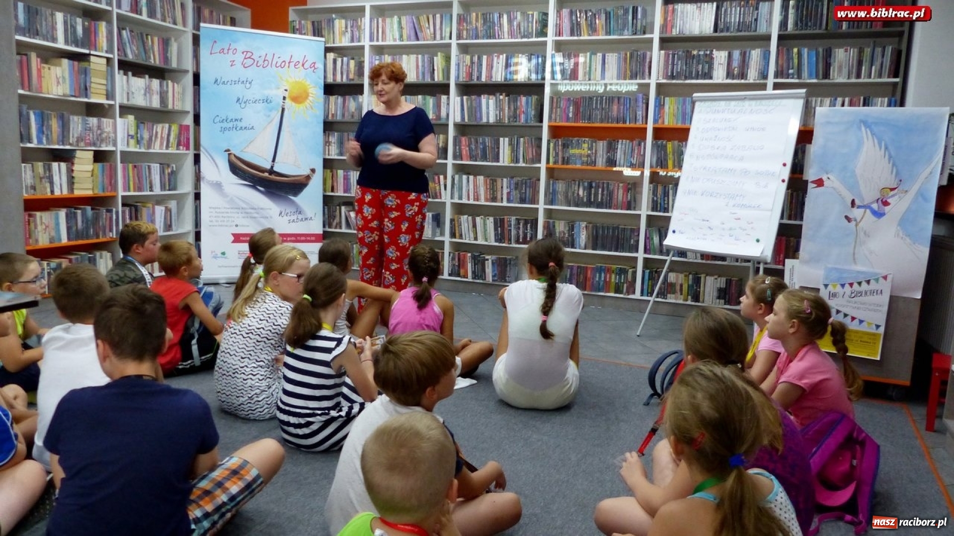 Zdjęcie w galerii na portalu naszraciborz.pl: Sieciaki na wakacjach w raciborskiej bibliotece wiadomości z regionu