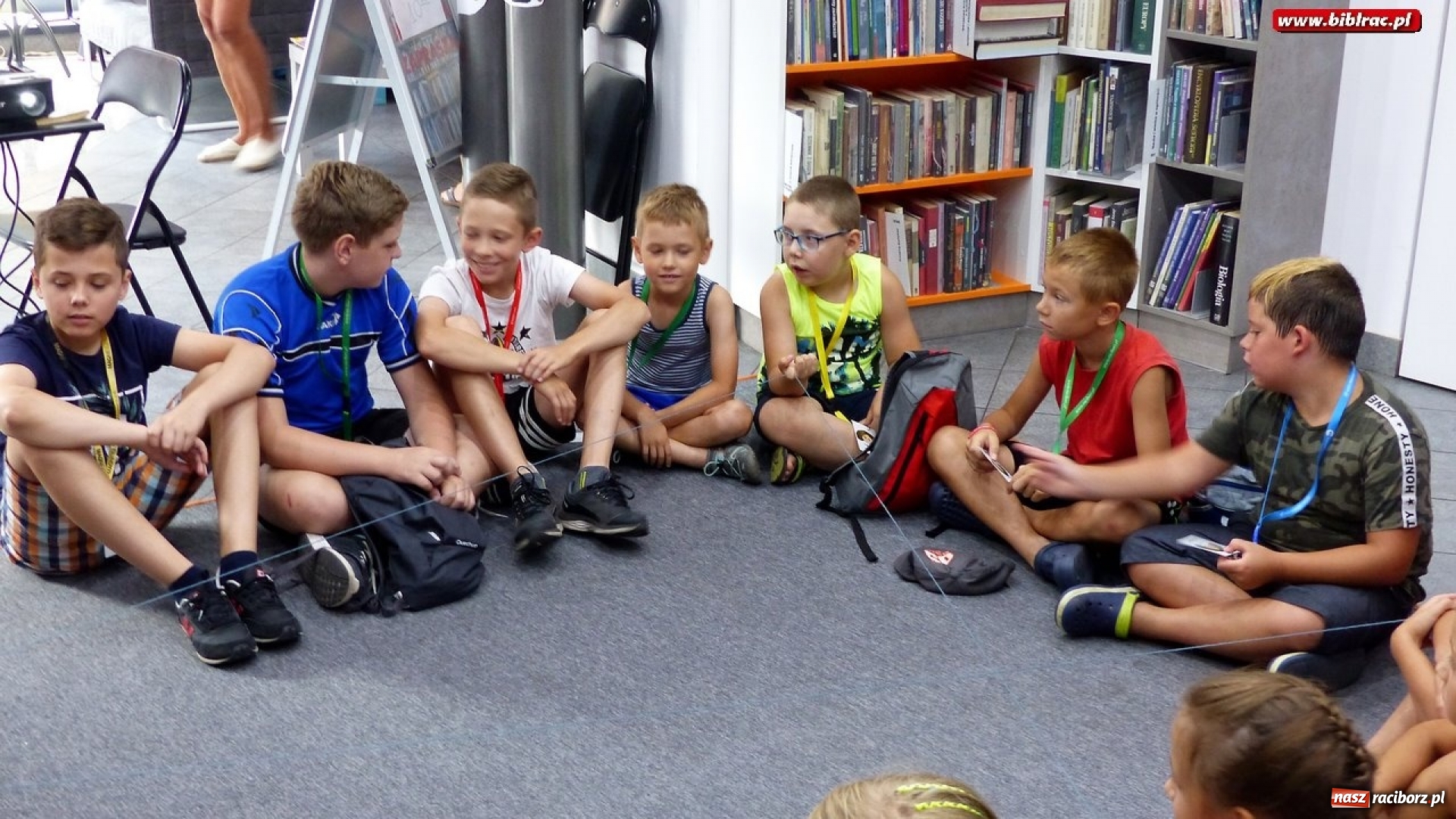 Zdjęcie w galerii na portalu naszraciborz.pl: Sieciaki na wakacjach w raciborskiej bibliotece wiadomości z regionu