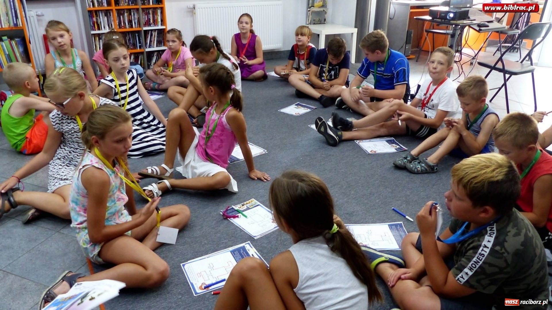 Zdjęcie w galerii na portalu naszraciborz.pl: Sieciaki na wakacjach w raciborskiej bibliotece wiadomości z regionu