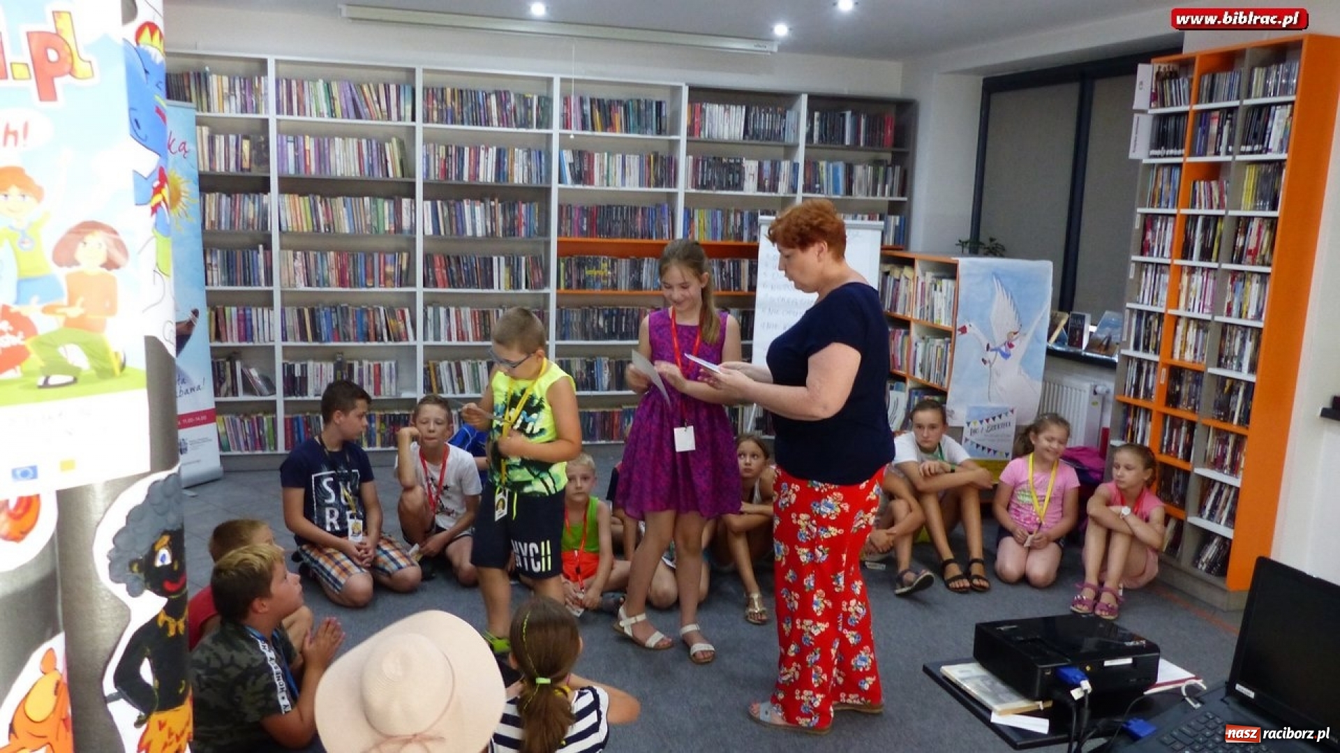 Zdjęcie w galerii na portalu naszraciborz.pl: Sieciaki na wakacjach w raciborskiej bibliotece wiadomości z regionu