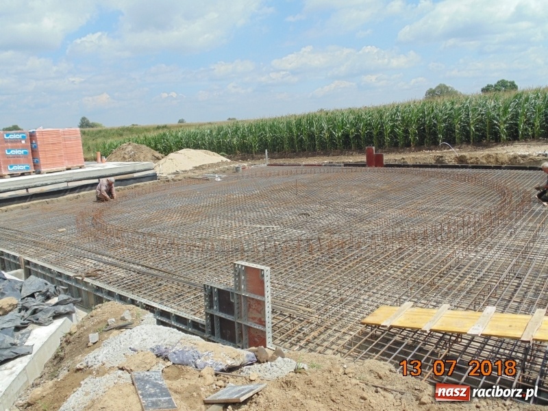 Zdjęcie w galerii na portalu naszraciborz.pl: Gmina Nędza - ruszyła budowa oczyszczalni ścieków w Ciechowicach wiadomości z regionu