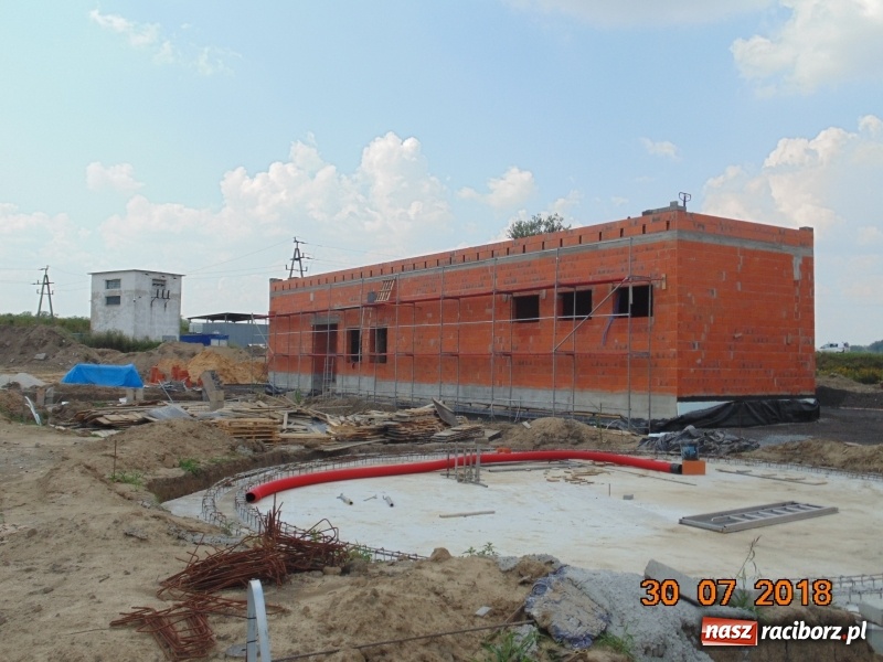 Zdjęcie w galerii na portalu naszraciborz.pl: Gmina Nędza - ruszyła budowa oczyszczalni ścieków w Ciechowicach wiadomości z regionu