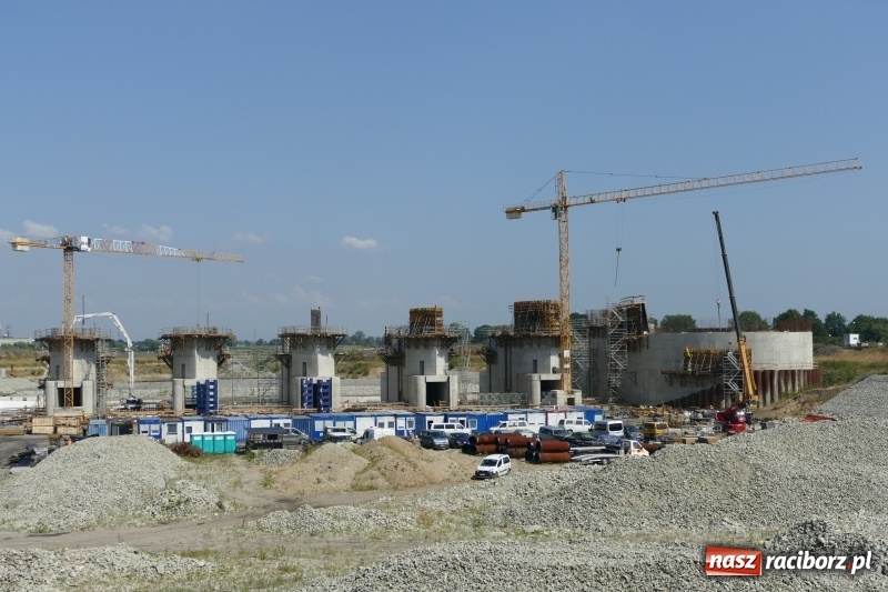 Zdjęcie w galerii na portalu naszraciborz.pl: Na placu budowy zbiornika Racibórz FOTO  wiadomości z regionu