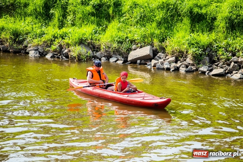Zdjęcie w galerii na portalu naszraciborz.pl: Z nurtem Odry i w górę Ulgi, czyli spływ kajakowy Pętlą Diabeusza wiadomości z regionu
