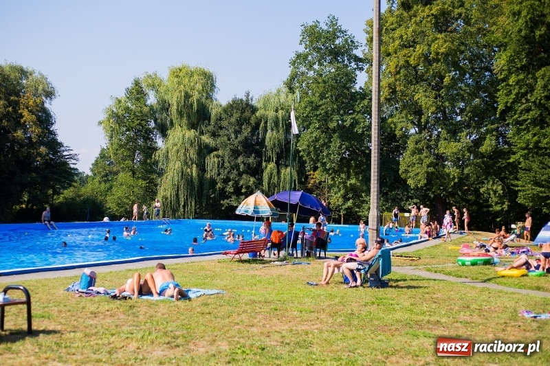 Zdjęcie w galerii na portalu naszraciborz.pl: Kąpielisko w Tworkowie. Kameralnie przy zamku  wiadomości z regionu