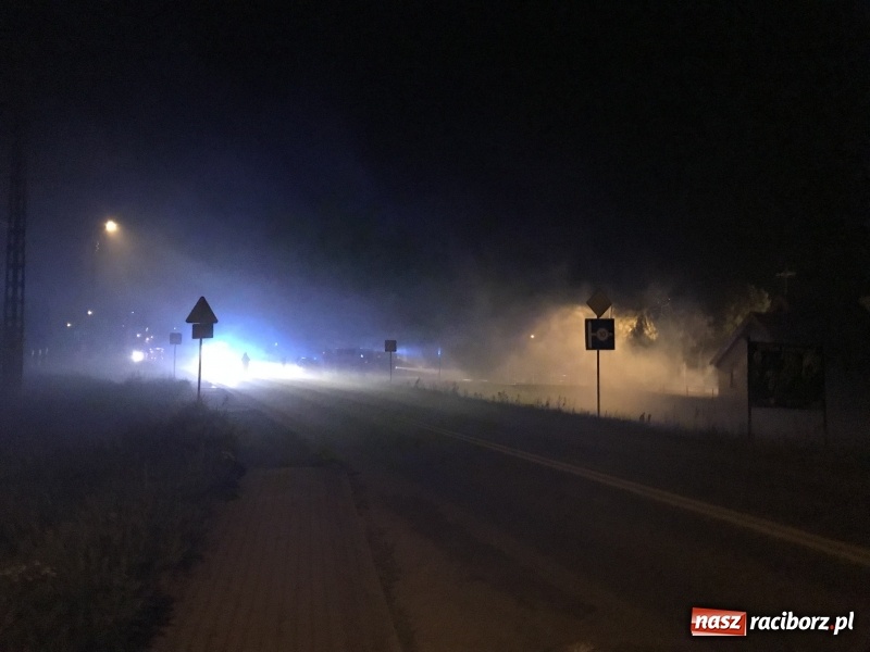 Zdjęcie w galerii na portalu naszraciborz.pl: Ogromne zadymienie wskutek pożaru na granicy Rzuchowa i Kornowaca wiadomości z regionu