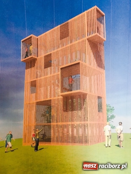 Zdjęcie w galerii na portalu naszraciborz.pl: Tak ma wyglądać wieża widokowa w Raciborzu-Brzeziu na wzgórzu Lipki  wiadomości z regionu