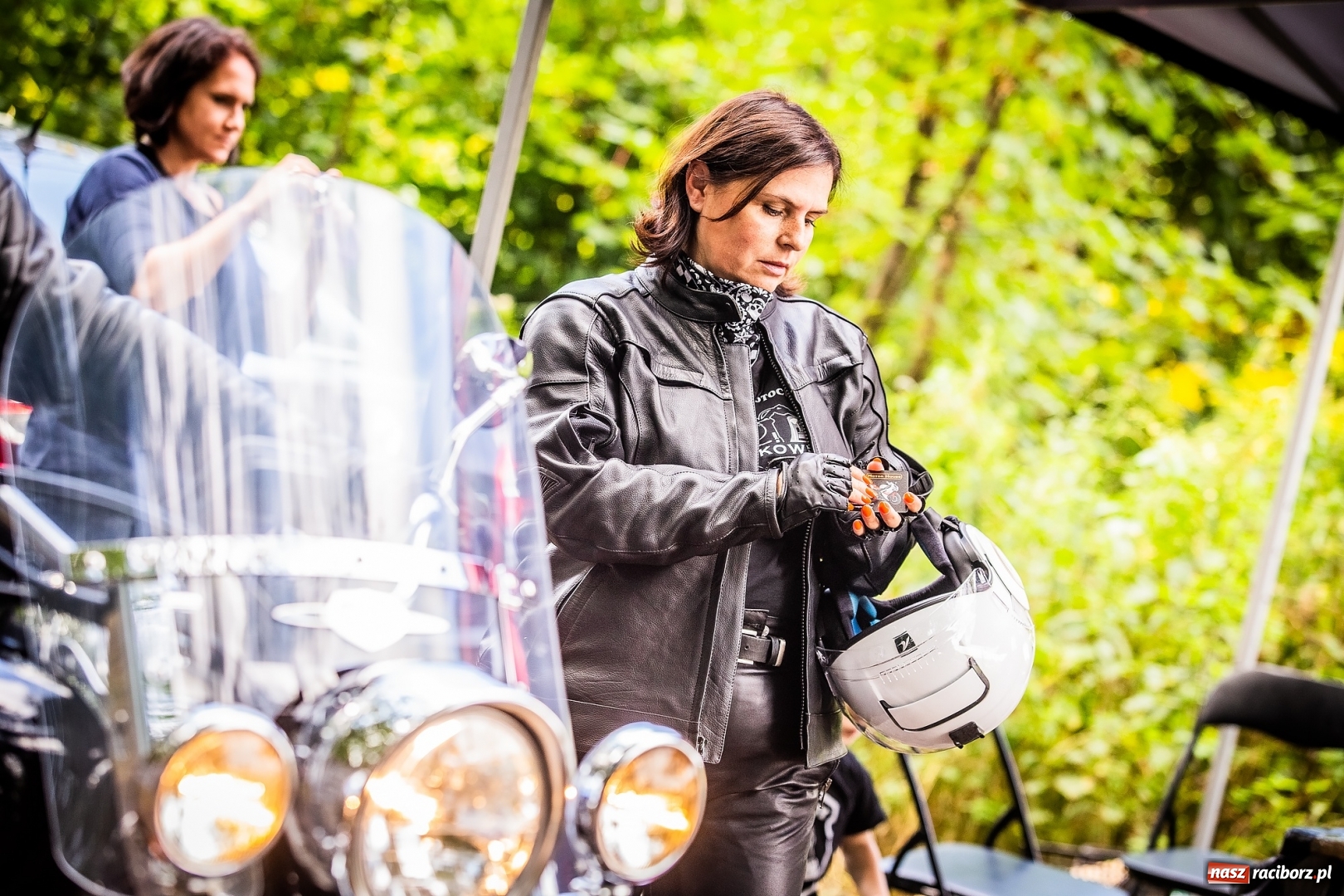 Zdjęcie w galerii na portalu naszraciborz.pl: Parada ulicami miasta w ramach zlotu motocyklowego w Pszowie wiadomości z regionu