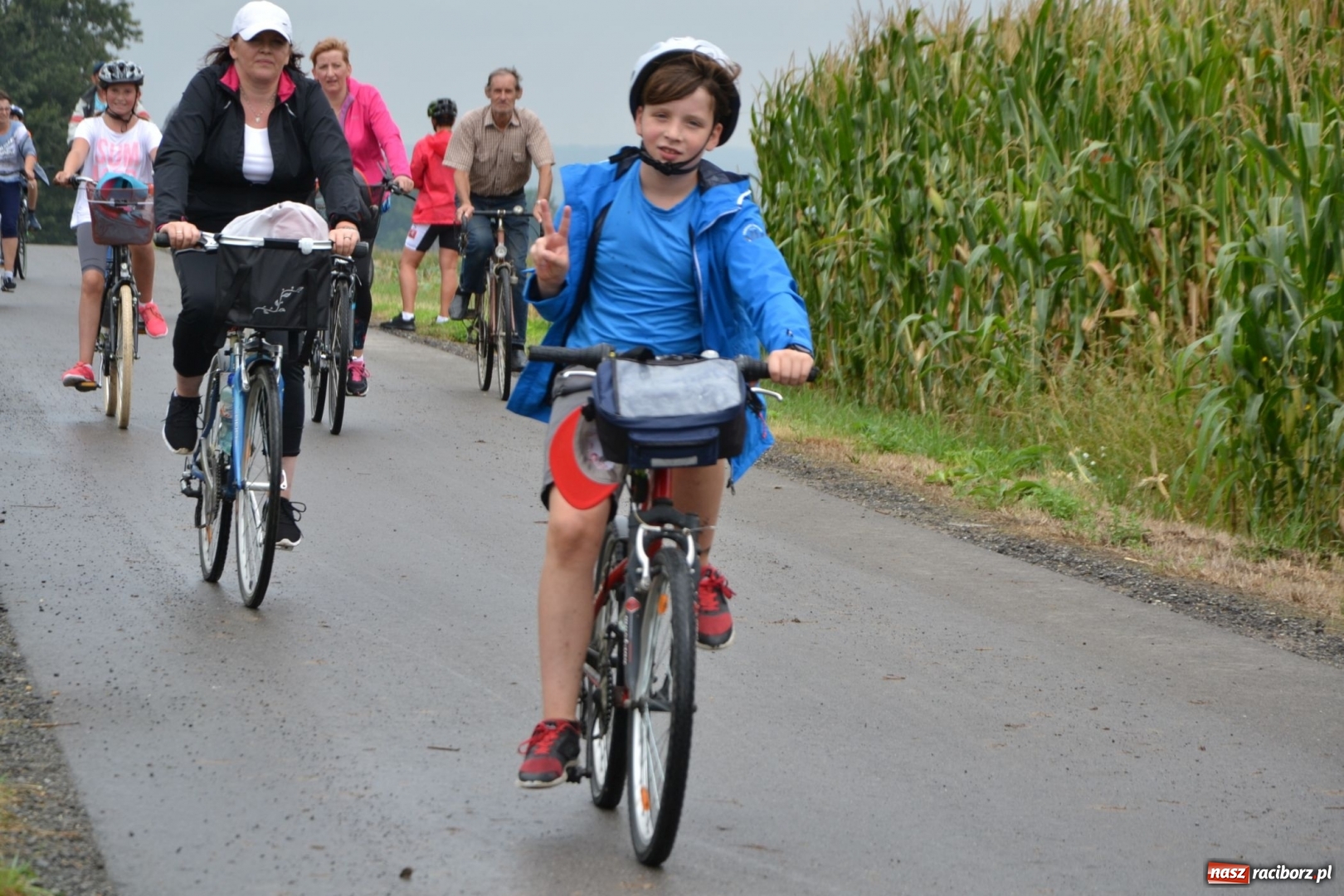 Zdjęcie w galerii na portalu naszraciborz.pl: Krzyżanowice. Gminny rajd rowerowy z firmą Alas Utex  wiadomości z regionu