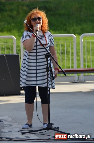 Zdjęcie w galerii na portalu naszraciborz.pl: Roman Roczeń wystąpił na przystani kajakowej wiadomości z regionu