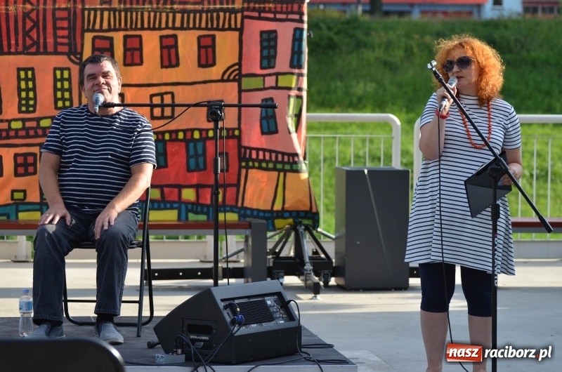 Zdjęcie w galerii na portalu naszraciborz.pl: Roman Roczeń wystąpił na przystani kajakowej wiadomości z regionu