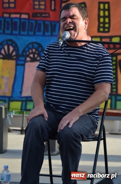 Zdjęcie w galerii na portalu naszraciborz.pl: Roman Roczeń wystąpił na przystani kajakowej wiadomości z regionu