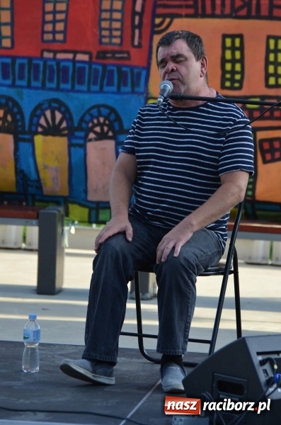 Zdjęcie w galerii na portalu naszraciborz.pl: Roman Roczeń wystąpił na przystani kajakowej wiadomości z regionu