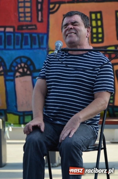 Zdjęcie w galerii na portalu naszraciborz.pl: Roman Roczeń wystąpił na przystani kajakowej wiadomości z regionu