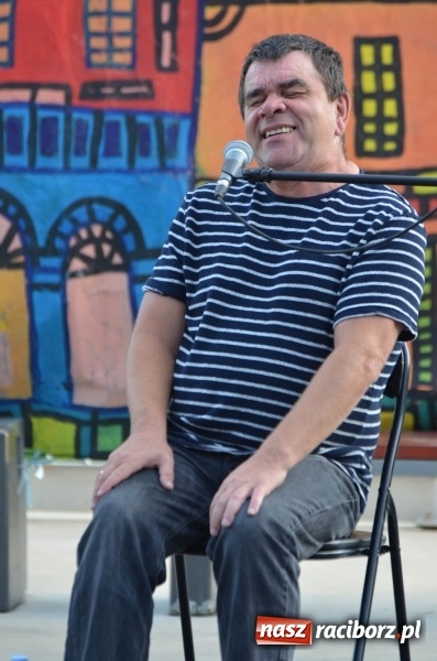 Zdjęcie w galerii na portalu naszraciborz.pl: Roman Roczeń wystąpił na przystani kajakowej wiadomości z regionu